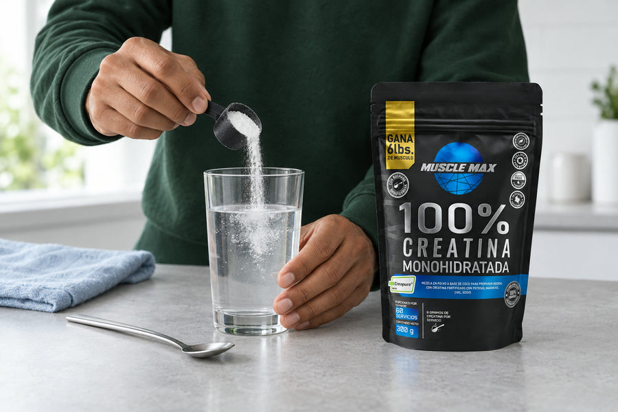 Creatina Monohidratada Musclemax 60 Servicios Creapure: foto de «cómo se usa»