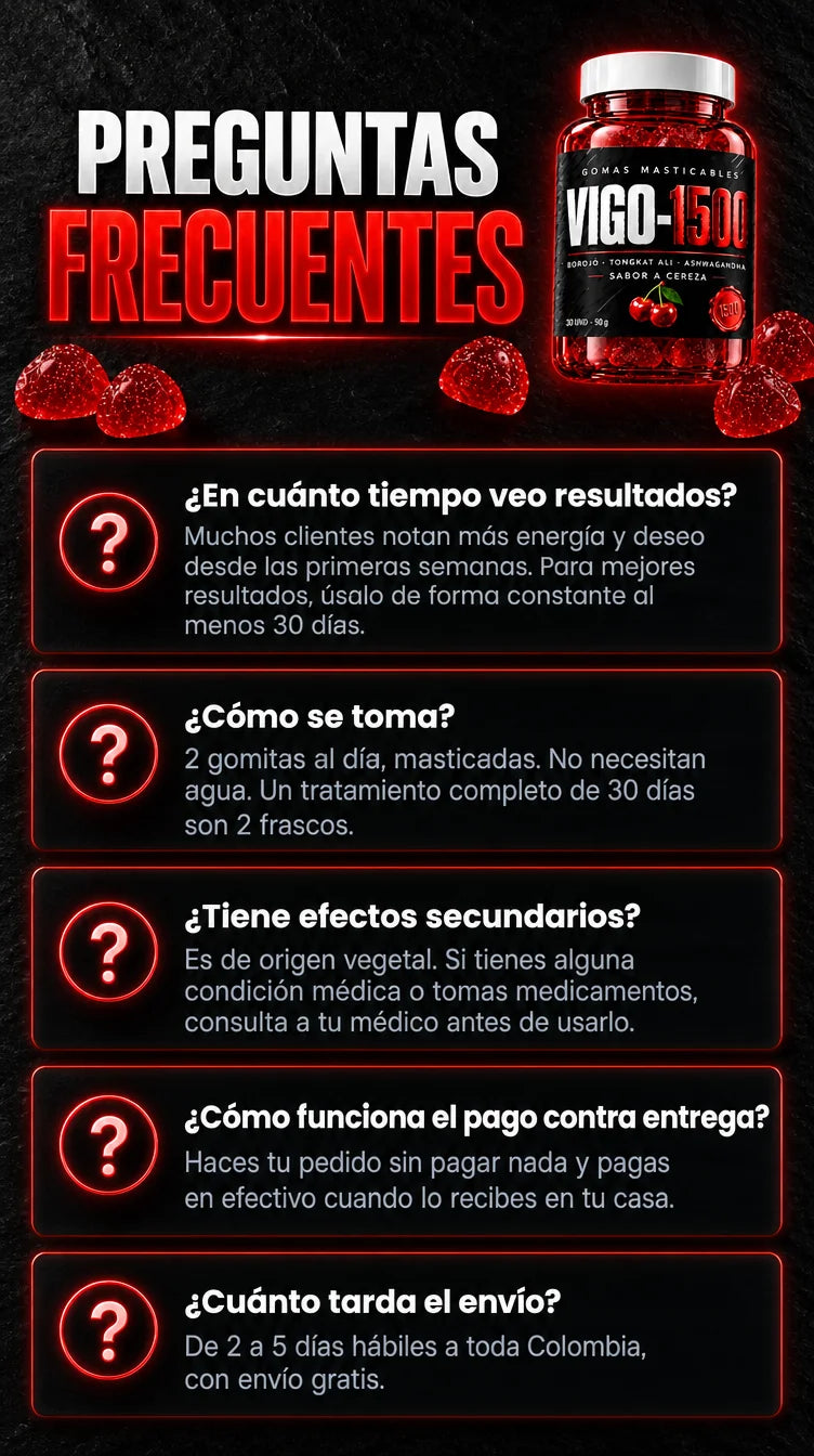 VIGO-1500 - Preguntas frecuentes