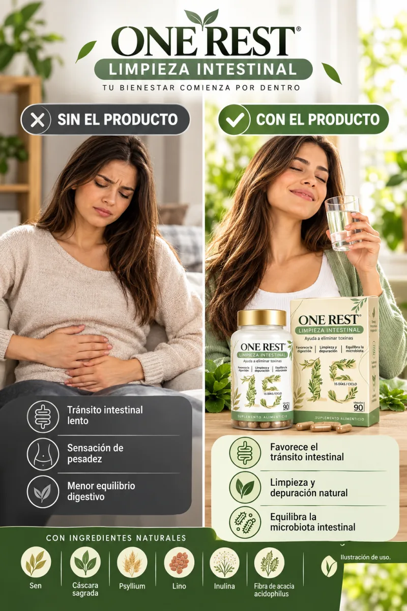Comparación ilustrativa del uso del producto