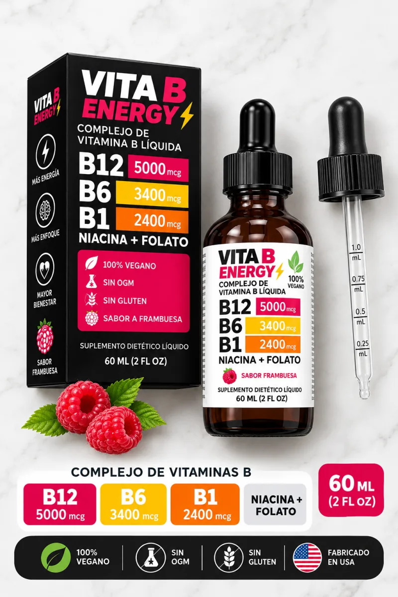 VITA B ENERGY · Contenido del paquete
