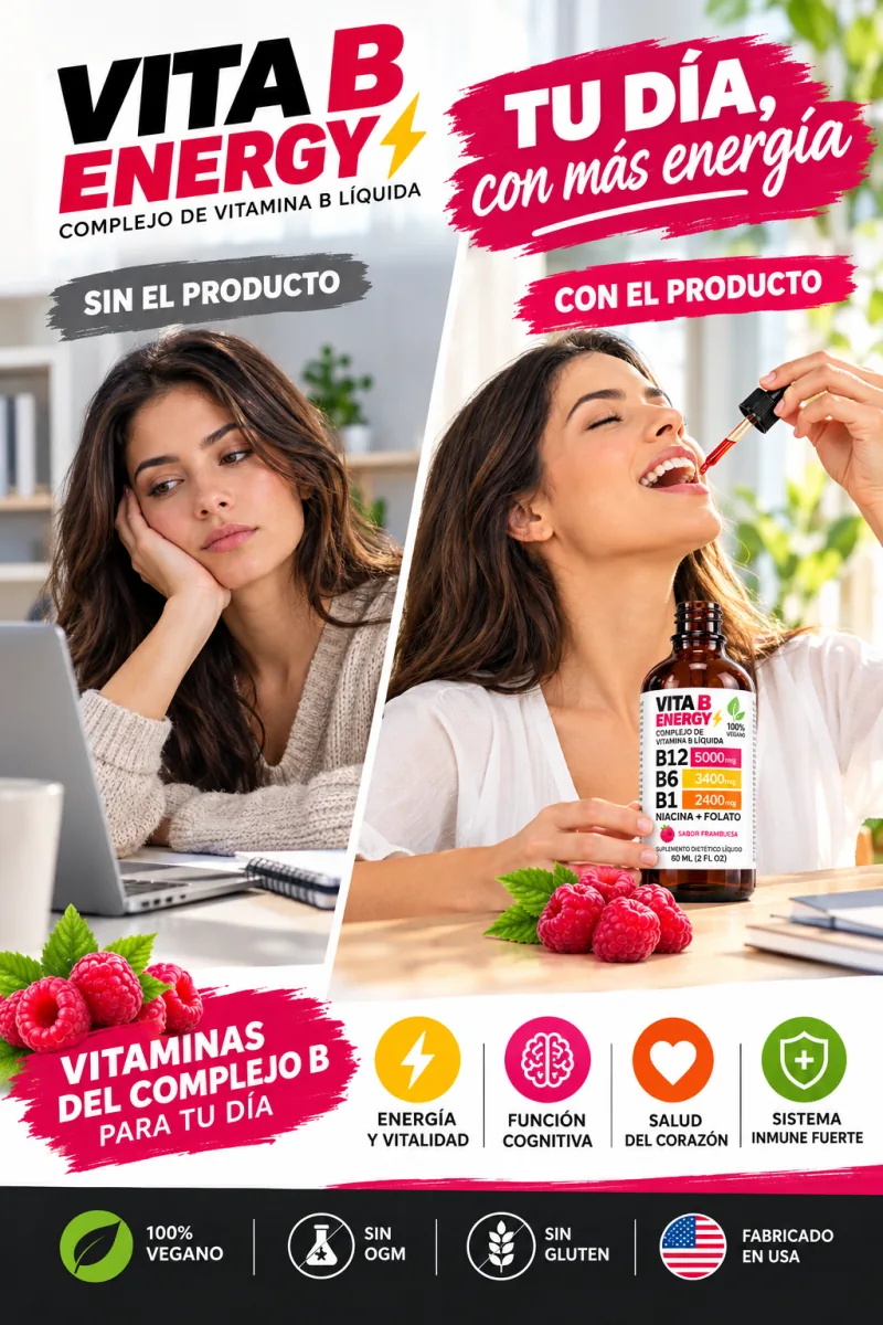 Comparación ilustrativa del uso del producto